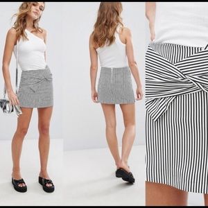 SOLD-Pull&bear stripe mini skirt NWOT
